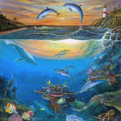 Coral Reef Painting - Art