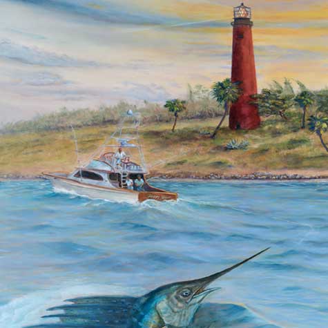  Lighthouse Art-Painting