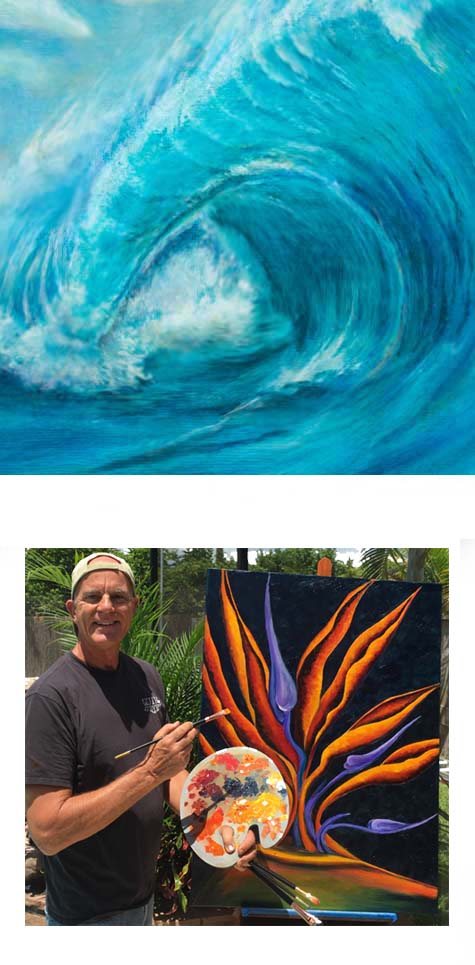Wave: Painting - Art